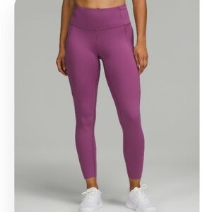 Lululemon Fast & Free High Rise tight - 25” Vintage Plum